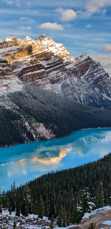 Image lake peyto, peyto lake, banff, mountain, nature