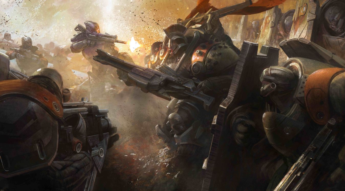 Destiny 2, Bungie, Concept Art, Art, Jeu de Tir. Wallpaper in 10000x5558 Resolution