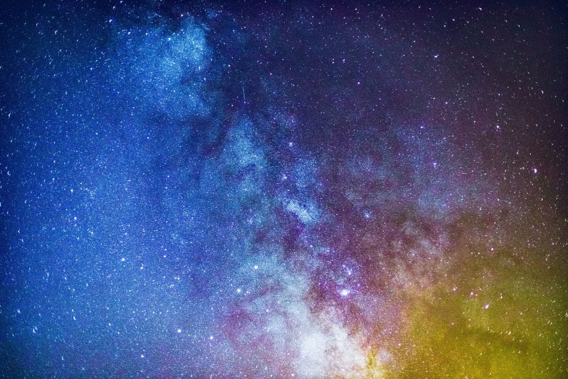 Cielo Nocturno Estrellado Azul y Marrón. Wallpaper in 5447x3631 Resolution