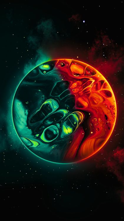 Atmosphäre, Natur, Kunst, Astronomisches Objekt, Kreis. Wallpaper in 1080x1920 Resolution