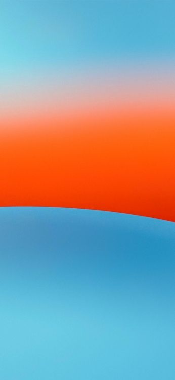 Atmosphère, Blue, Orange, de Teintes et de Nuances, Calme. Wallpaper in 1242x2688 Resolution