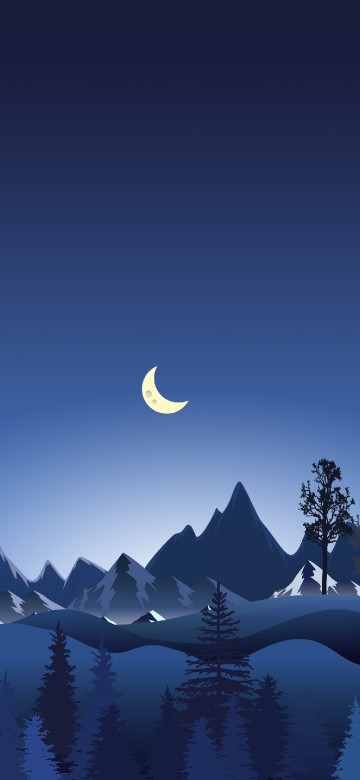 Image mountain, snow, ios, atmosphere, moon
