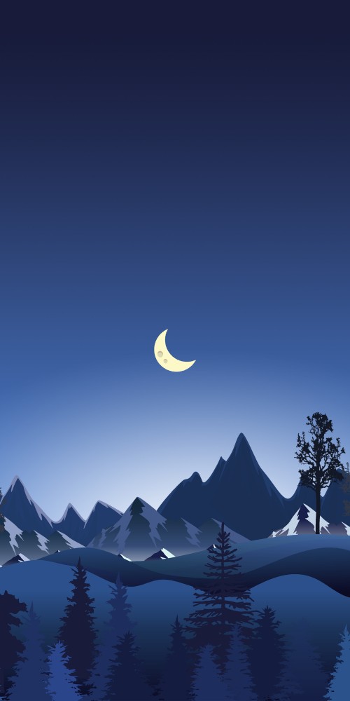 Image mountain, snow, ios, atmosphere, moon