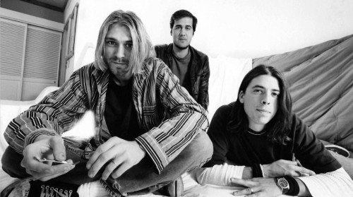 Image Dave Grohl, Nirvana, monochrome, fun, poster