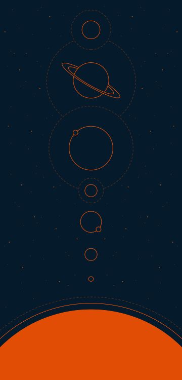 Atmosphère, Cercle, Objet Astronomique, Espace, Symétrie. Wallpaper in 1440x3000 Resolution