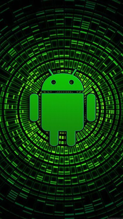 Android, Verde, Patrón, Circulo, Simetría. Wallpaper in 1080x1920 Resolution