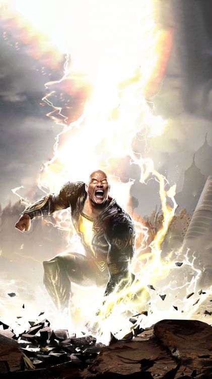 Black Adam, Shazam, Dc漫画, 直流扩大的宇宙, 超级英雄 壁纸 1080x1920 允许