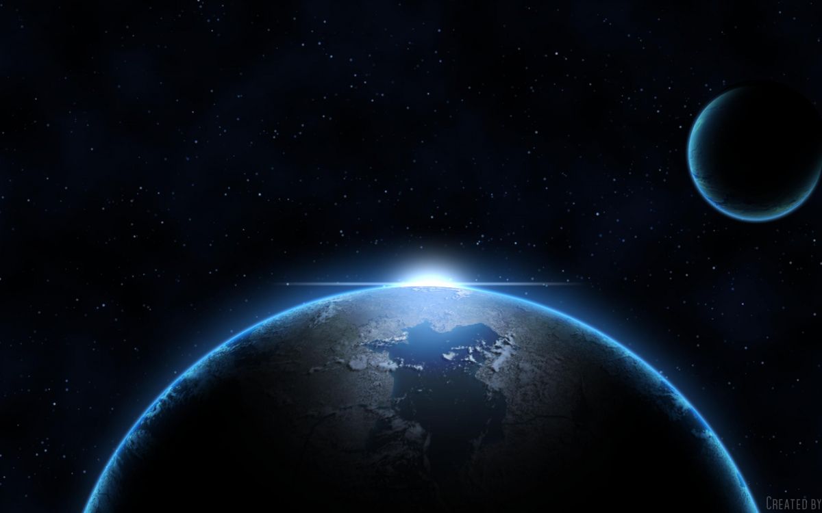 Galaxia Azul y Negra Con Estrellas. Wallpaper in 2880x1800 Resolution