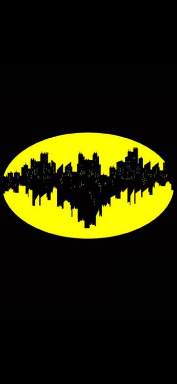 Batman, Logo, Joker, la Ville de Gotham, Graphique. Wallpaper in 1080x2340 Resolution