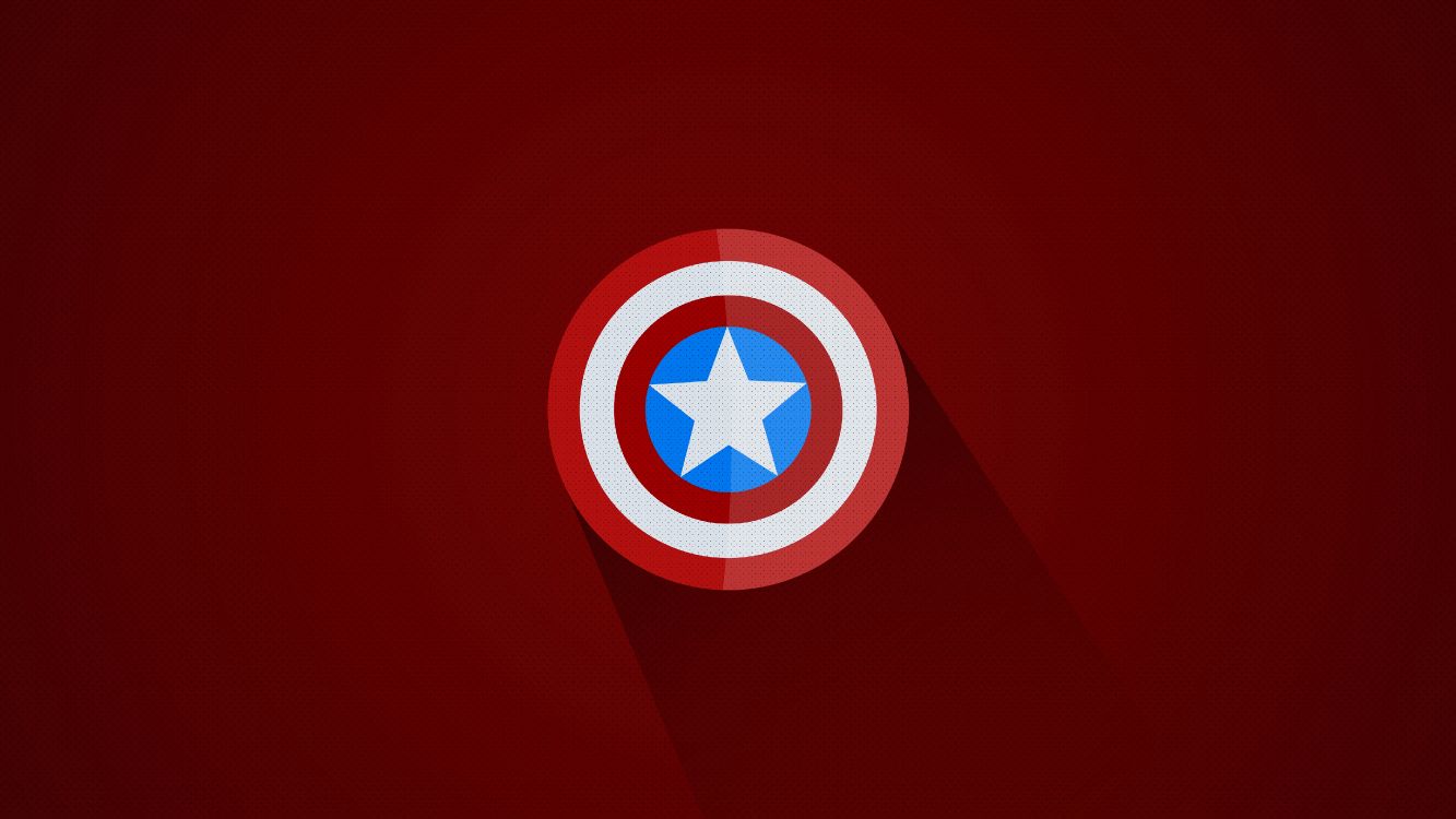 Red White and Blue Round Logo. Wallpaper in 5120x2880 Resolution