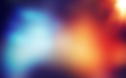 Image orange and blue light digital wallpaper