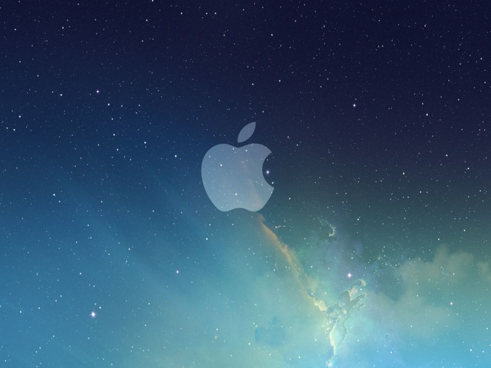 IOS 7, Ios, Apple, Blau, Atmosphäre. Wallpaper in 2880x2160 Resolution