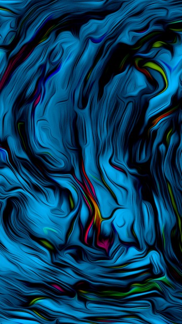 Image blue and green abstract painting