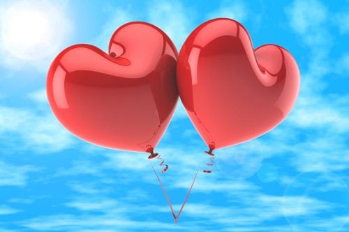 Image heart, balloon, love, red, valentines day