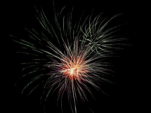 Image fireworks, party, new years day, darkness, midnight