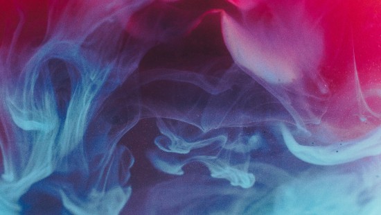 Image pink and white abstract painting