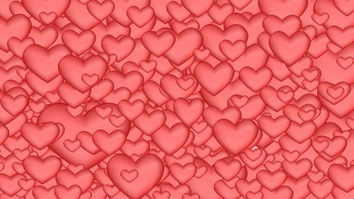 Image heart, pink, red, valentines day, pattern