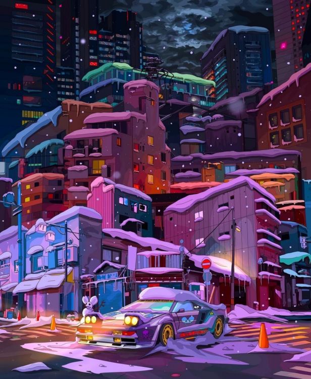 艺术家, 艺术, 数码艺术, 艺术作品, 紫色的 壁纸 1052x1280 允许