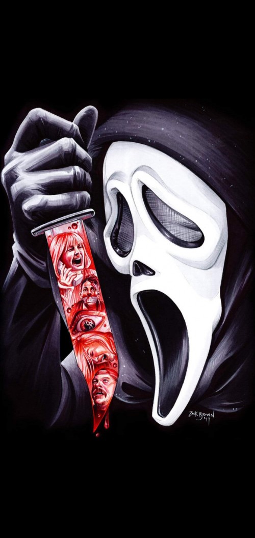 Scream 6 Ghostface 4K Wallpaper iPhone HD Phone 7331j