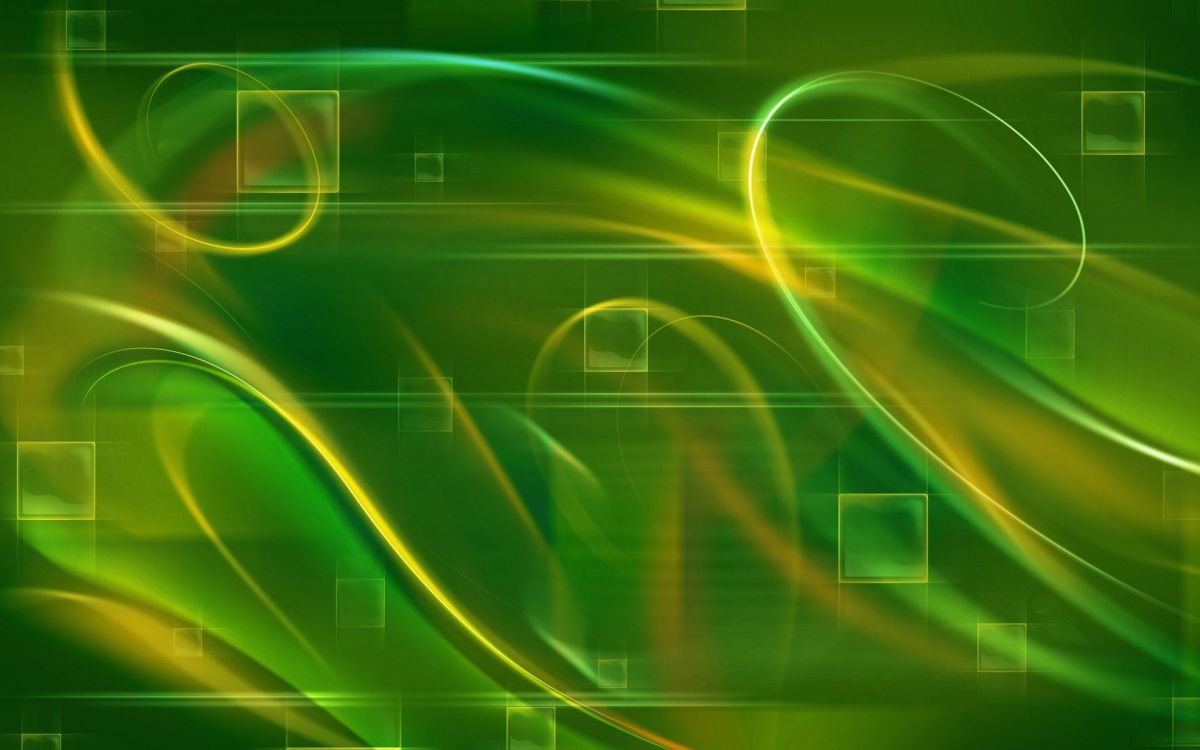 green and yellow light digital wallpaper