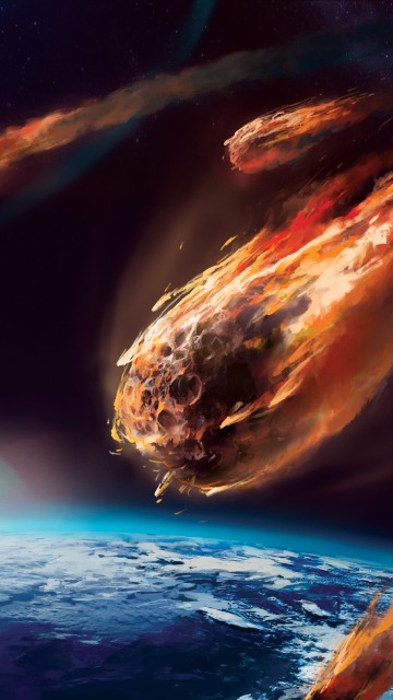 Meteorite Impact Wallpaper