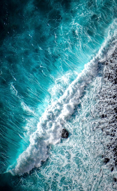 Image ocean waves, sea, wave, sea waves, ocean