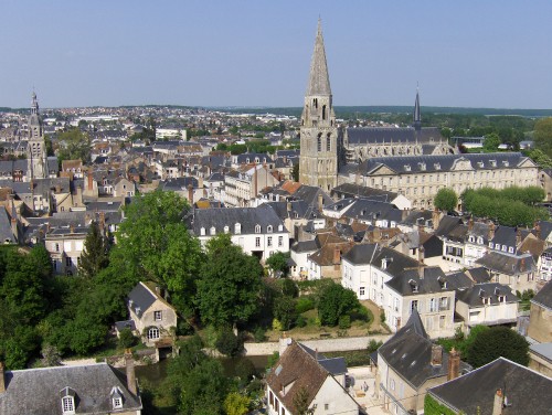 Image aerial view of city during daytime