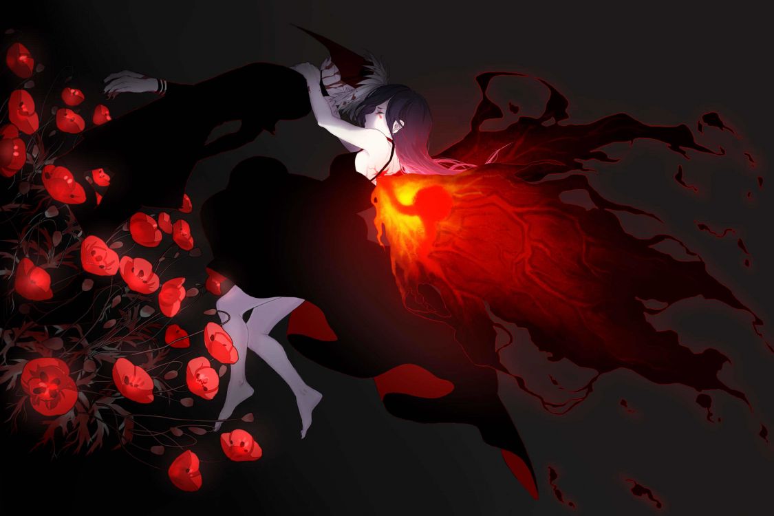 Schwarz-Weiß-Vogelillustration. Wallpaper in 2700x1800 Resolution