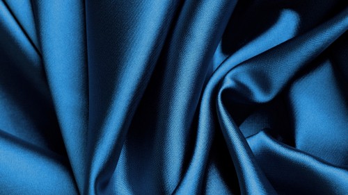 Image blue textile in close up photography