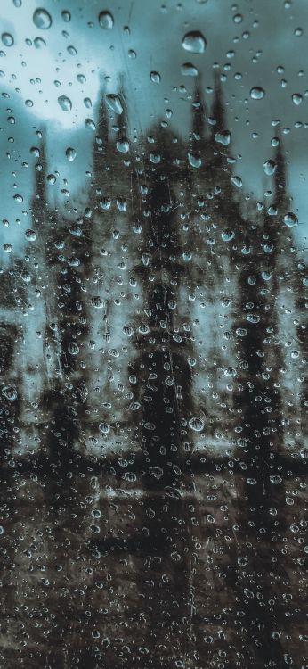 液体, 窗口, 流体, 湿气, 小雨 壁纸 1080x2340 允许