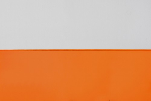 Image orange and white painted wall