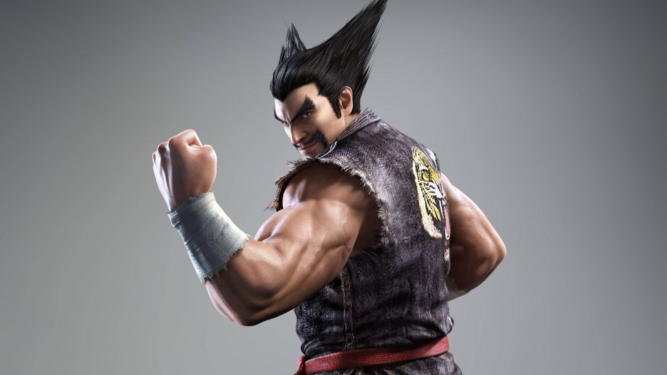 heihachi mishima, jin kazama, kazuya mishima, fighting game, action figure