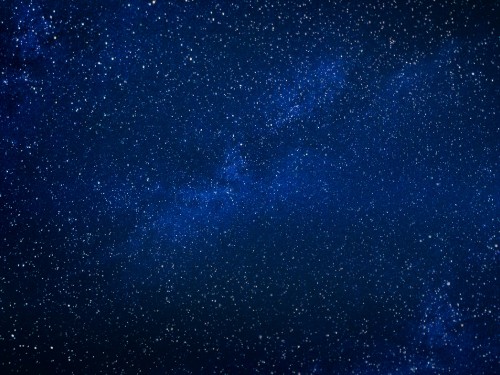 Image blue and white starry night sky