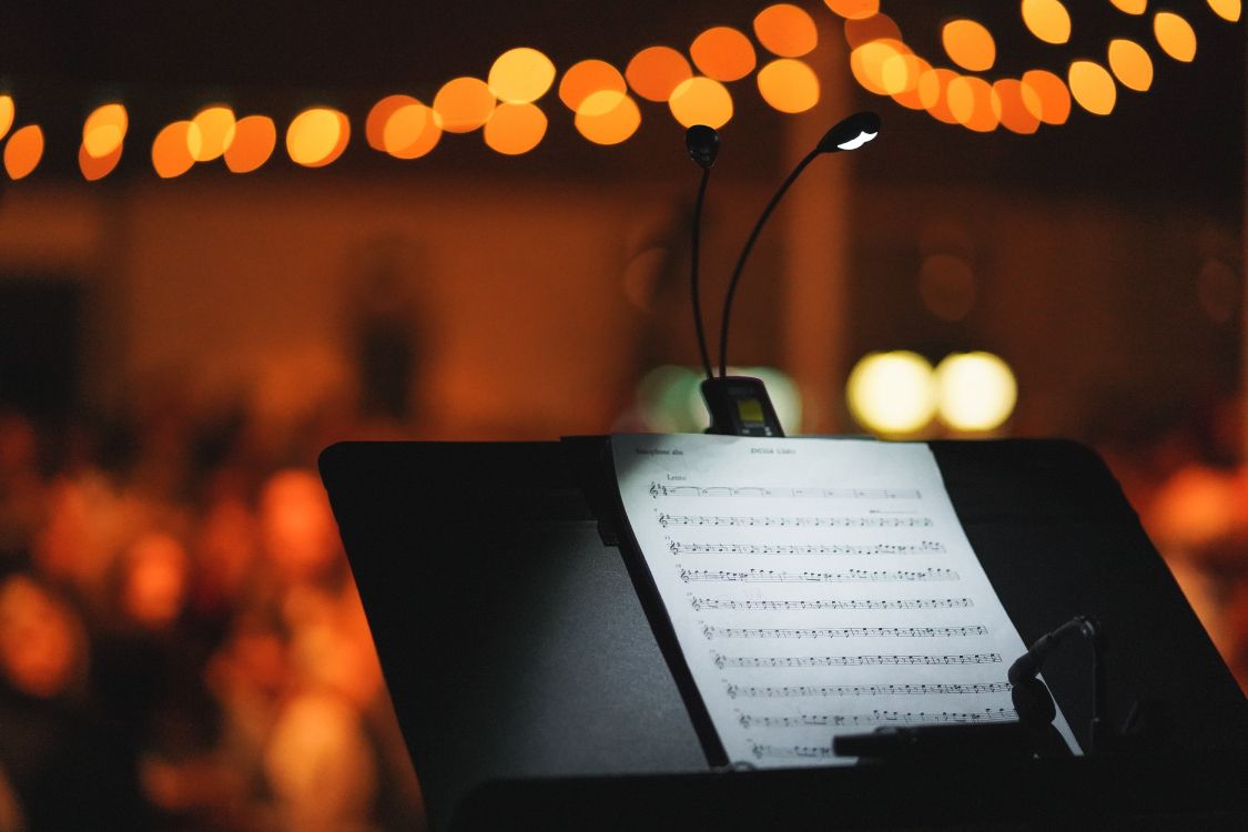 Feuille de Musique, Note de Musique, Éclairage, Orange, Événement. Wallpaper in 6000x4000 Resolution