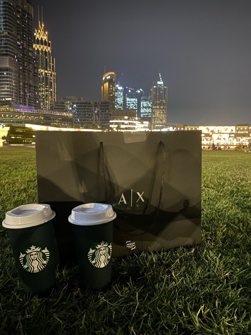 Image starbucks, tower block, building, tower, night