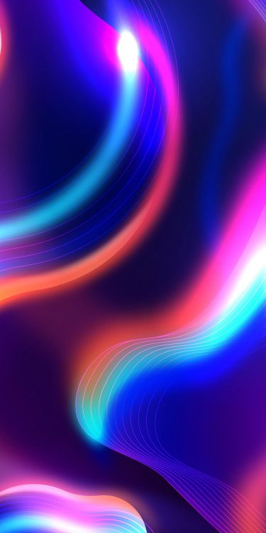 光, 色彩, 电蓝色的, 紫色的, 雷勒蓝色的 壁纸 1080x2160 允许