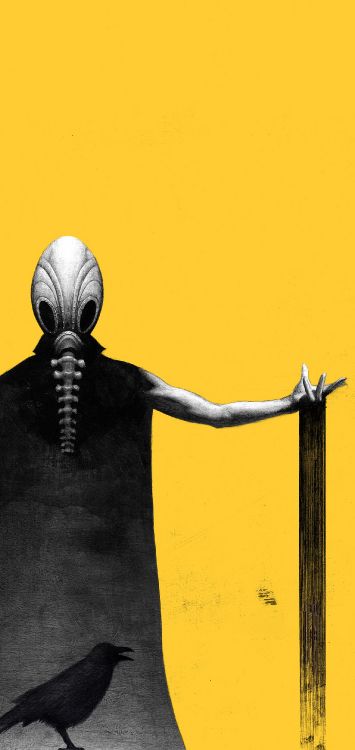 Ilustración, El Hombre de Arena, Artes Visuales, Behance, Arte. Wallpaper in 1308x2762 Resolution