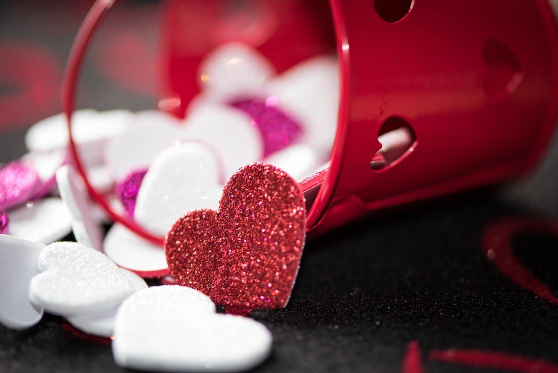 heart, glitter, valentines day, red, pink