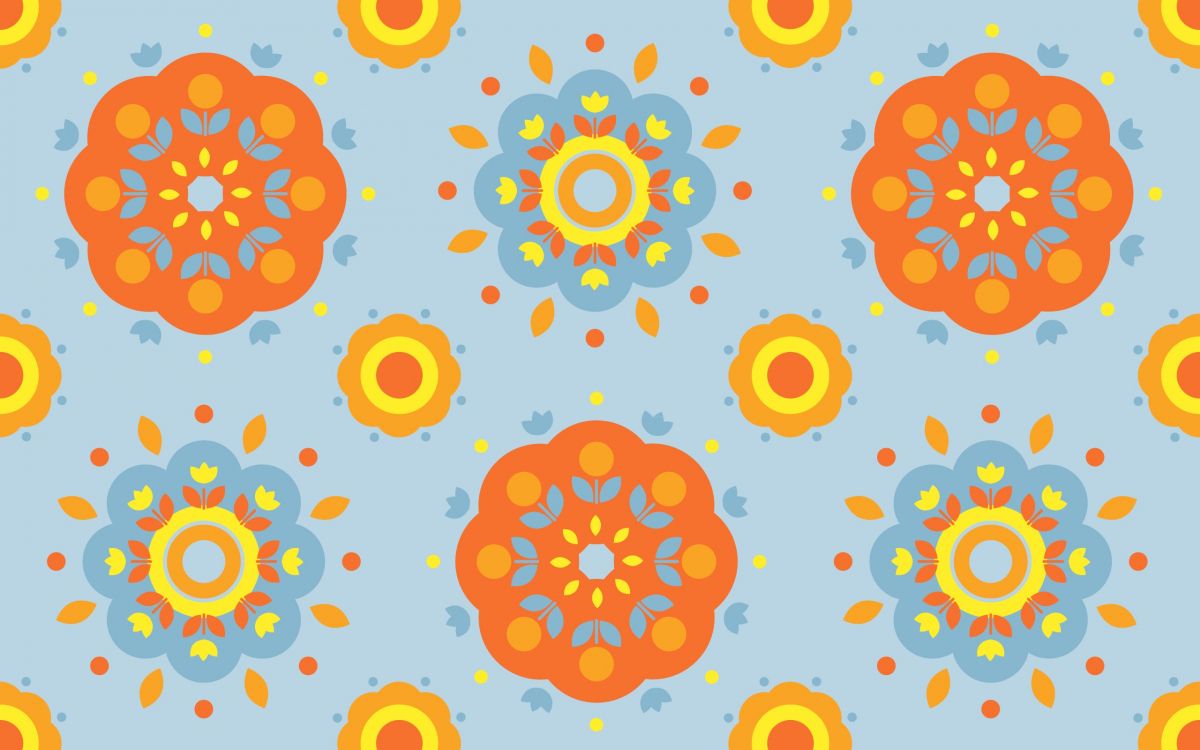 Gelbe Und Weiße Blumenillustration. Wallpaper in 2560x1600 Resolution