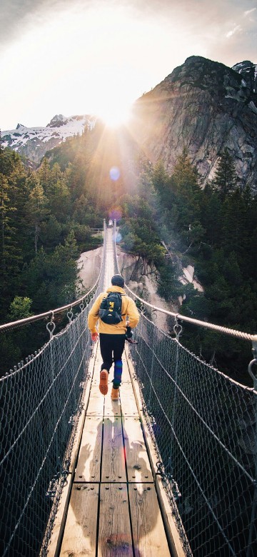 Image travel adventure, travel, adventure, adventure travel trade association, Inca rope bridge
