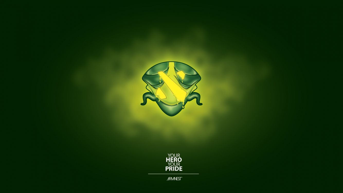 dota 2, graphic design, green, logo, graphics