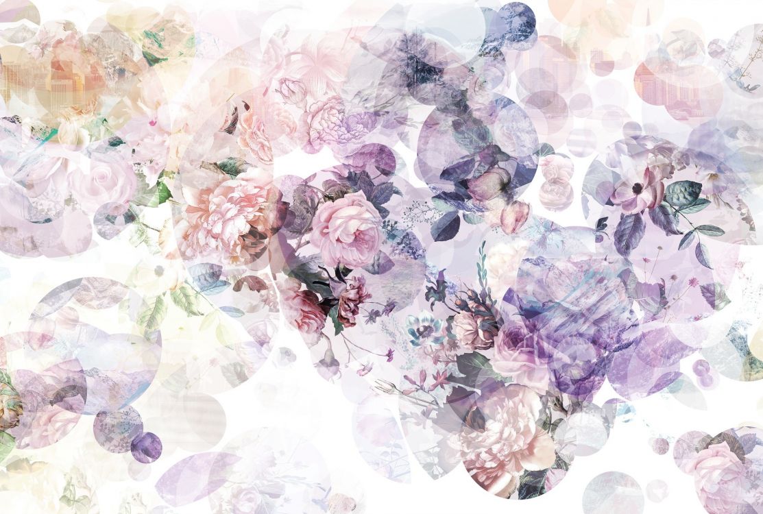 Textile Floral Violet et Blanc. Wallpaper in 2000x1347 Resolution