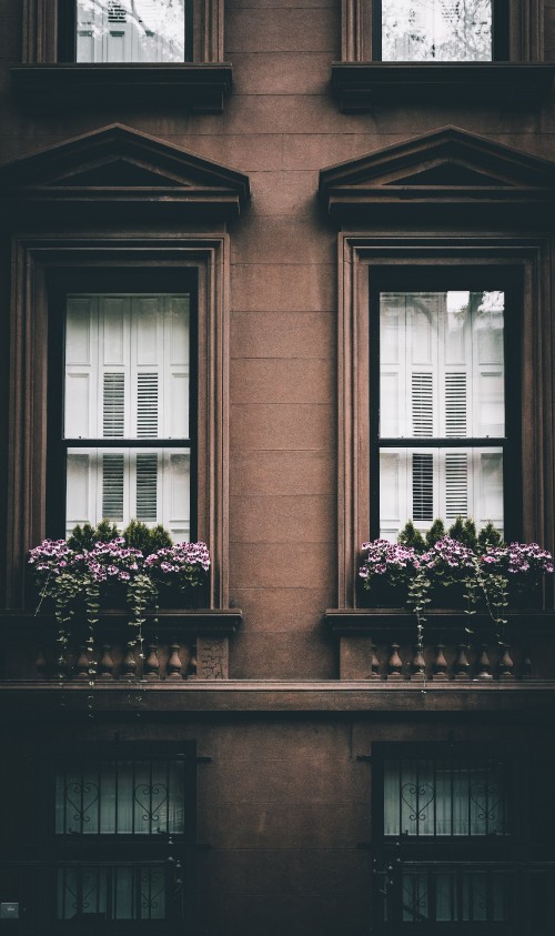 Image CC0 licence, facade, pink, window, happiness