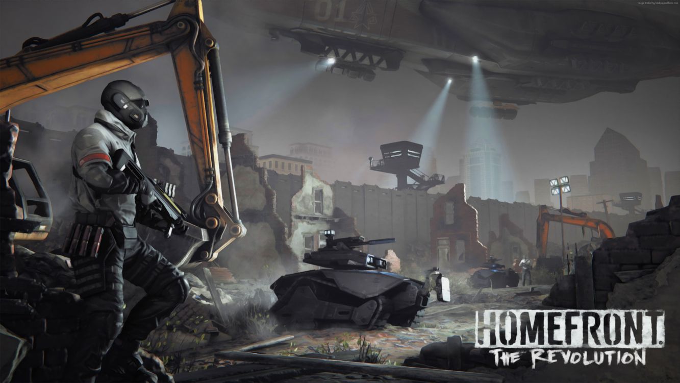 Homefront la Revolución, Homefront, Plata Profunda, Mundo Abierto, Playstation 4. Wallpaper in 3840x2160 Resolution