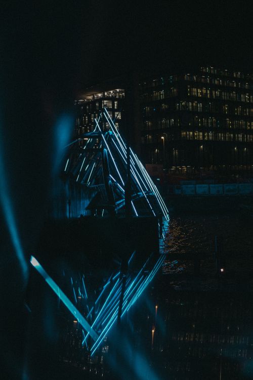 光, 建筑, 城市, 船只, 午夜 壁纸 4000x6000 允许