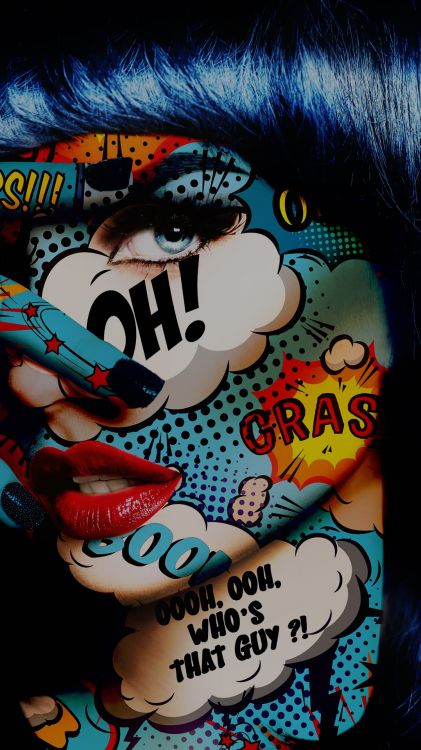 艺术, 流行艺术, 画布, 涂鸦, 海报 壁纸 1080x1920 允许