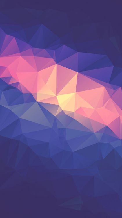 紫罗兰色, 紫色的, 三角形, 图形设计, 天空 壁纸 1080x1920 允许
