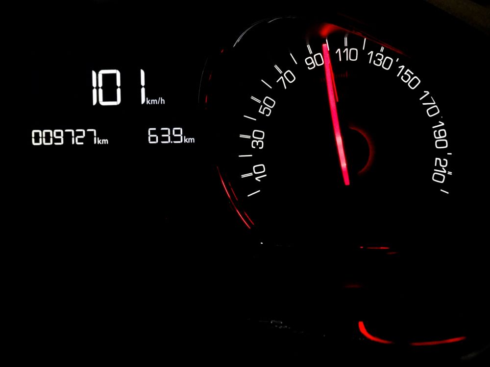 Black and Red Speedometer at 0. Wallpaper in 5184x3888 Resolution