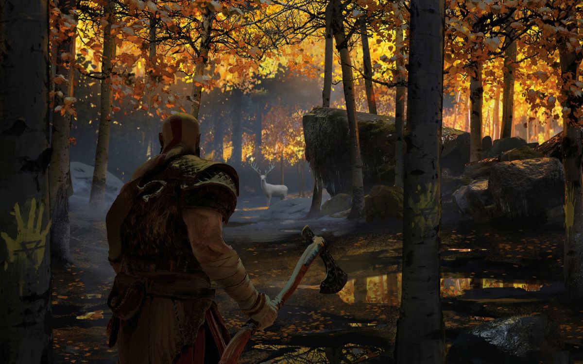 Dios de la Guerra, Kratos, Concepto de Arte, SIE Santa Monica Studio, Arte. Wallpaper in 3840x2400 Resolution