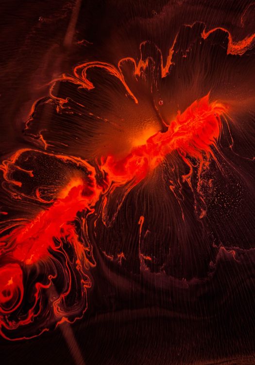 Pintura Abstracta Roja y Negra. Wallpaper in 2819x4025 Resolution